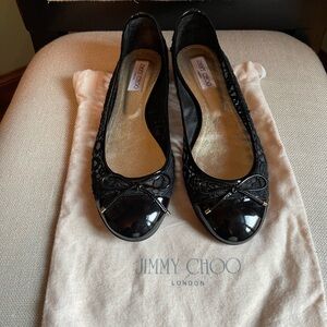 Jimmy Choo Lace Ballerina Flats